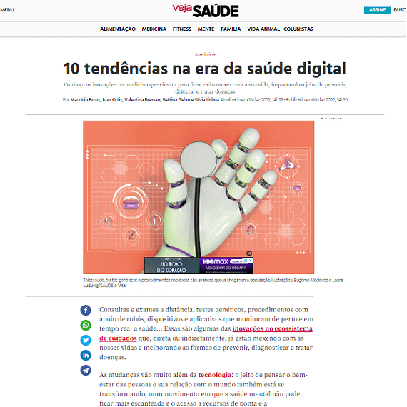 10 tendências na era da saúde digital